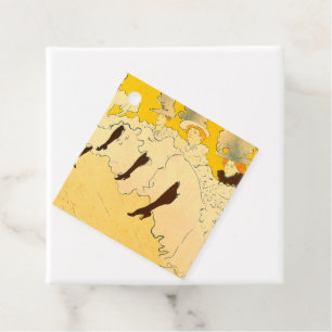 Toulouse Lautrec Yellow Dancing Girl Poster Geschenkanhänger
