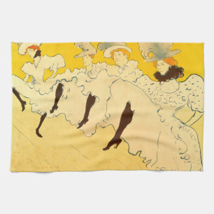 Toulouse Lautrec Yellow Dancing Girl Poster Geschirrtuch