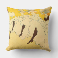 Toulouse Lautrec Yellow Dancing Girl Poster