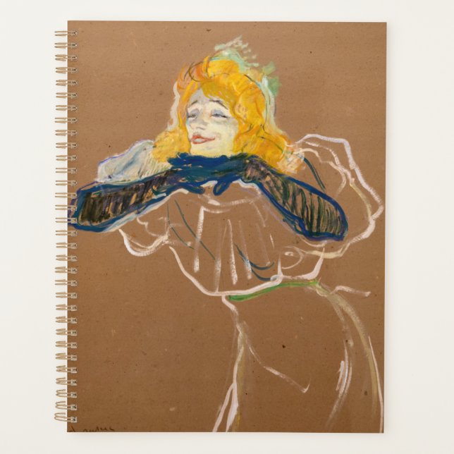 Toulouse-Lautrec - Yvette Guilbert Singing (Devant)