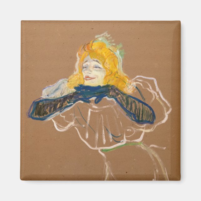 Toulouse-Lautrec - Yvette Guilbert Singing Magnet (Vorne)