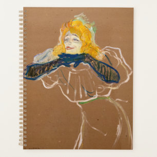 Toulouse-Lautrec - Yvette Guilbert Singing Planer