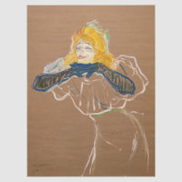 Toulouse-Lautrec - Yvette Guilbert Singing