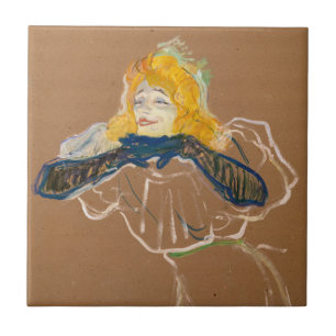 Toulouse-Lautrec - Yvette Guilbert singt Fliese
