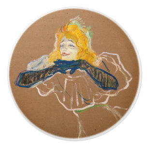 Toulouse-Lautrec - Yvette Guilbert singt Keramikknauf