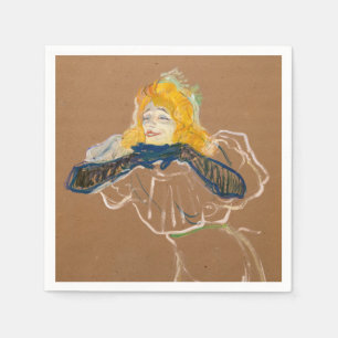 Toulouse-Lautrec - Yvette Guilbert singt Serviette