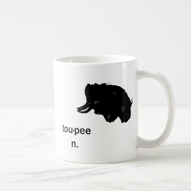 Toupeeschale Kaffeetasse (Rechts)