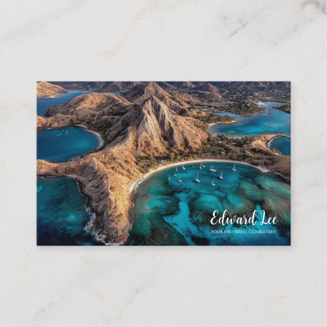 Tour and Travel exquisite  photo location  Visitenkarte (Vorderseite)