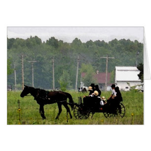 Tour-Aquarelle amish de famille