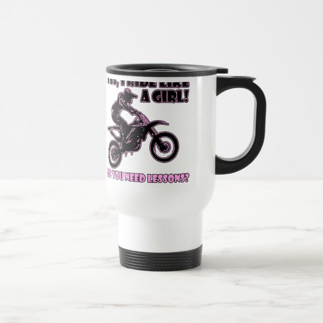 Tour comme une tasse de voyage de motocross de (Droite)