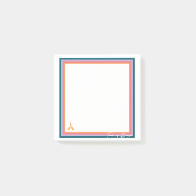 Tour de Bougie Post-It® Notes, 3 po x 3 po (Devant)