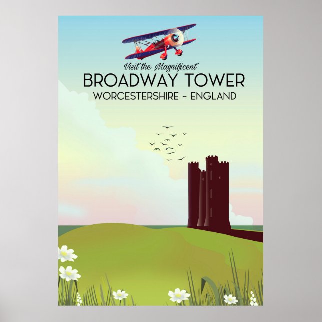 Tour de Broadway Worcestershire poster Voyage (Devant)