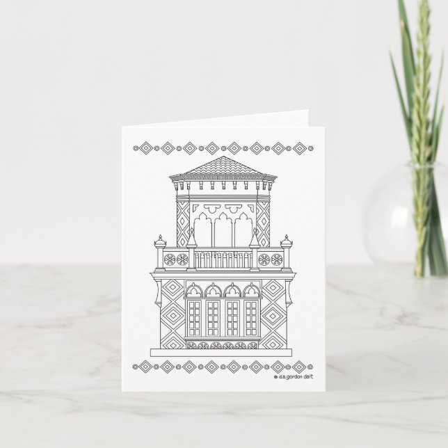 Tour de Ca'd'Zan - Carte blanche (Devant)