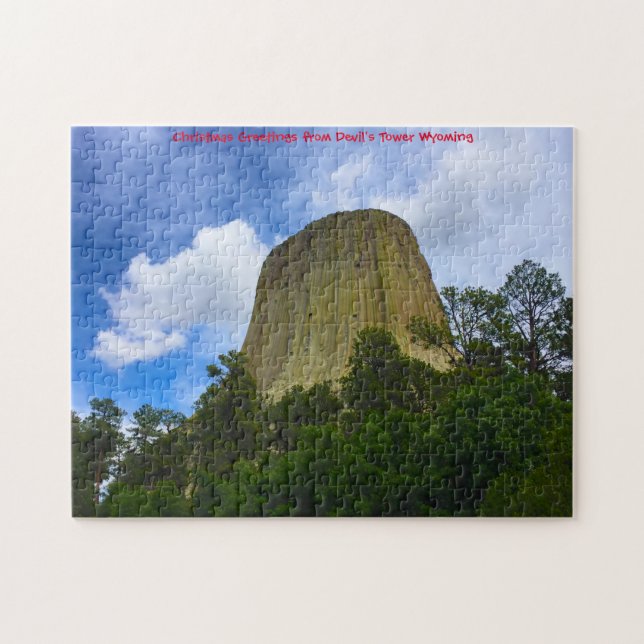 Tour de Diable Jigsaws Wyoming États-Unis. Puzzle (Horizontal)