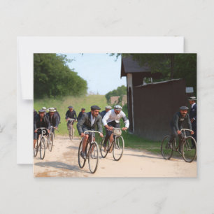 Tour de France 1903 Erste Rennfarbe Redux Postkarte