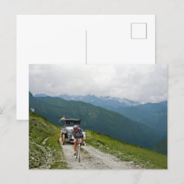 Tour de France 1925 Unbekannter Rider Col d'Aubisq Postkarte