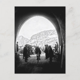 Tour de France 1928 Bühne 14 Tunnel de Galibier Postkarte