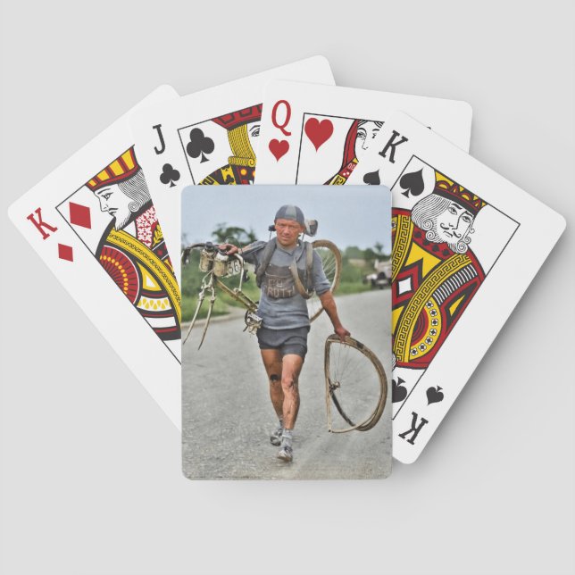 Tour de France 1928 Bühne 7 Italienisches Giusto C Spielkarten (Rückseite)