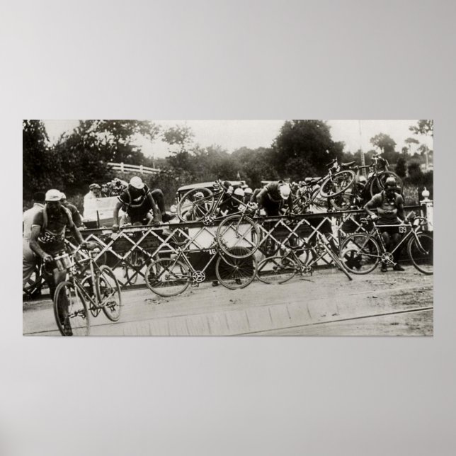 Tour de France 1932 mit Zug Poster (Vorne)