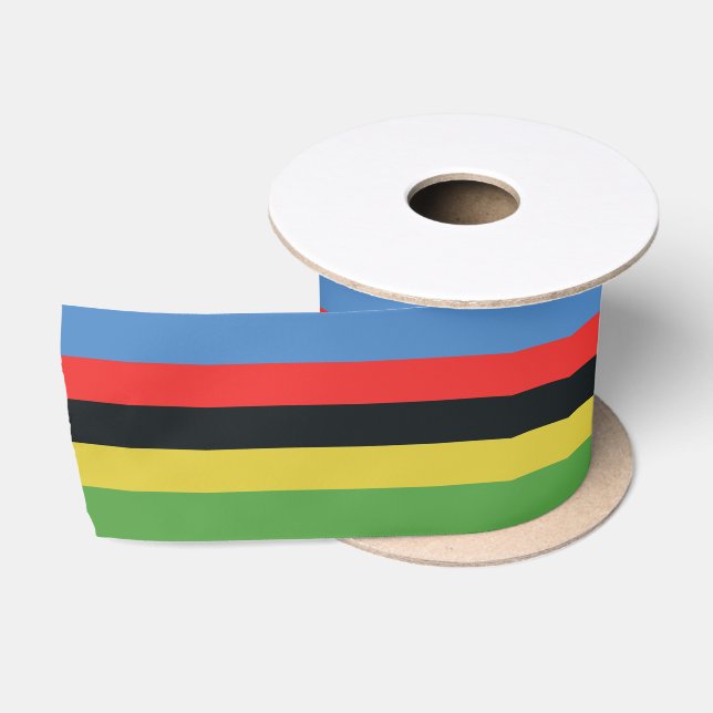 Tour de France, das Meister-Regenbogen Jersey Satinband (Spule)