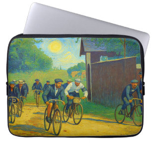 Tour de France erstes Rennen 1903 van Gogh Redux Laptopschutzhülle