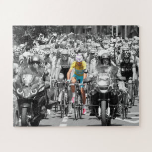 Tour de France Gelbes Trikot Peloton-Radsportrenne