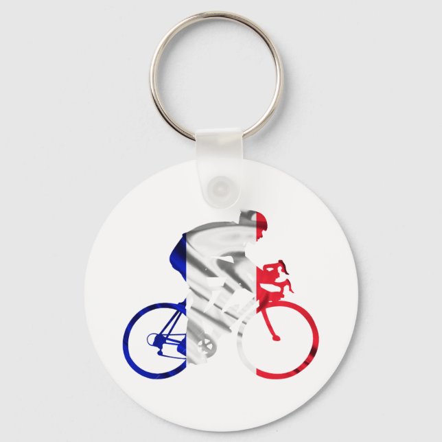 Tour de france Radler Schlüsselanhänger (Vorderseite)
