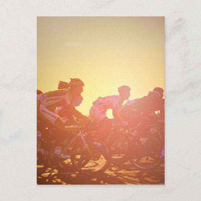 Tour De France Sunset Postkarte (Vorderseite)