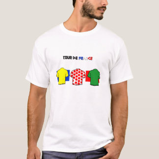 Tour- de Francezyklus-Ausflug-französische Alpen-T T-Shirt