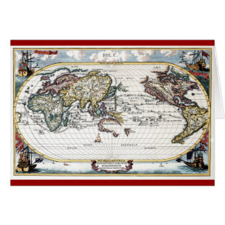 Tour de la carte du 18ème siècle du monde