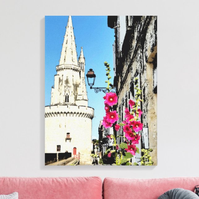 Tour de La Lanterne, La Rochelle, Frankreich Leinwanddruck (La Rochelle)