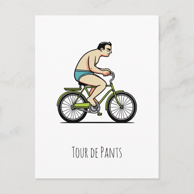 Tour de pants postkarte (Vorderseite)