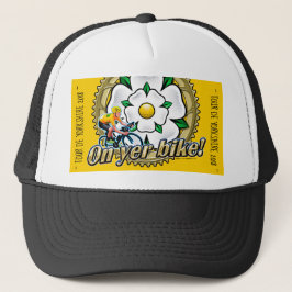 Tour de Yorkshire 2018 Baseballkappe "On yer Bike" Truckerkappe