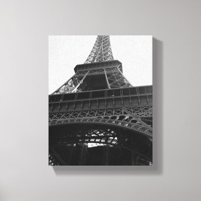 Tour d'Eiffel Print auf ummantelte Canvas Leinwanddruck (Vorderseite)