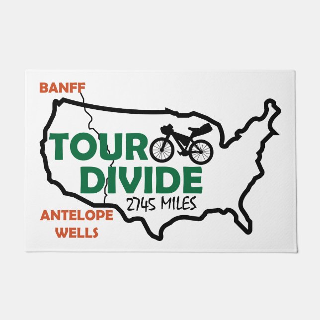 Tour Divide Doormat Fußmatte (Vorderseite)