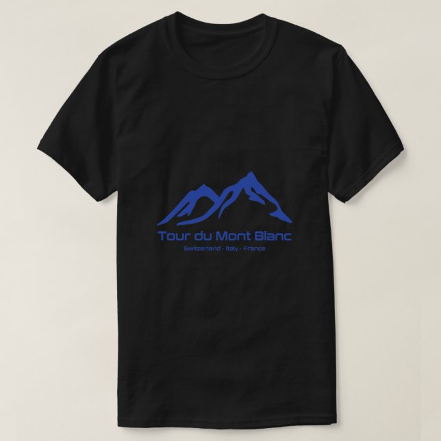 Tour du Mont Blanc Premium T-Shirt (Design vorne)