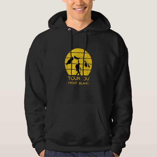 Tour du Mont Blanc Wandern im Val Piora Hoodie (Vorderseite)