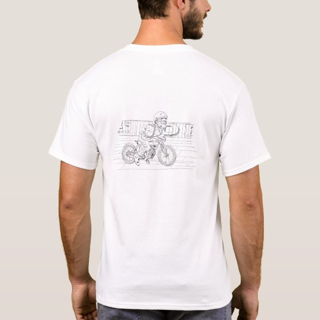 Tour du T-shirt de blanc de ruperts (Dos)