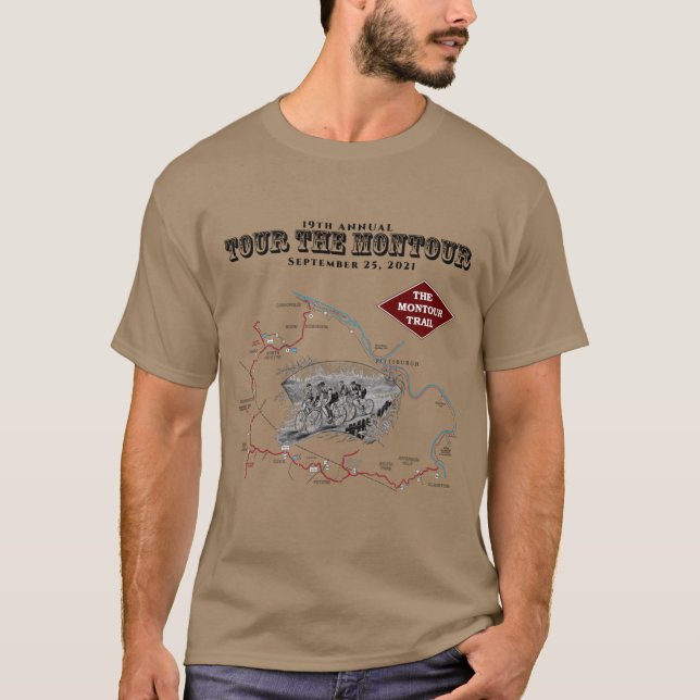 Tour durch die Montour 19 T-Shirt (Vorderseite)