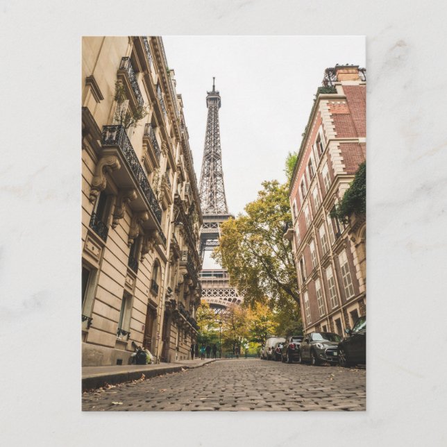 Tour Eiffel à Paris Carte postale photo (Devant)