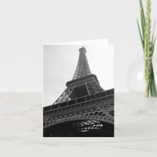 Tour Eiffel - cartes pour notes vides