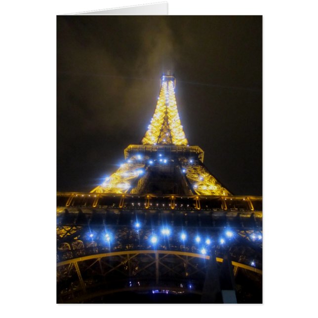 Tour Eiffel en soirée (Devant)