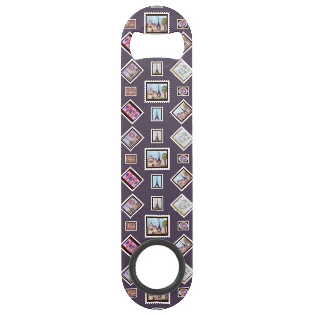 Tour Eiffel Ouverture de bouteille impressionnisme (Dos)