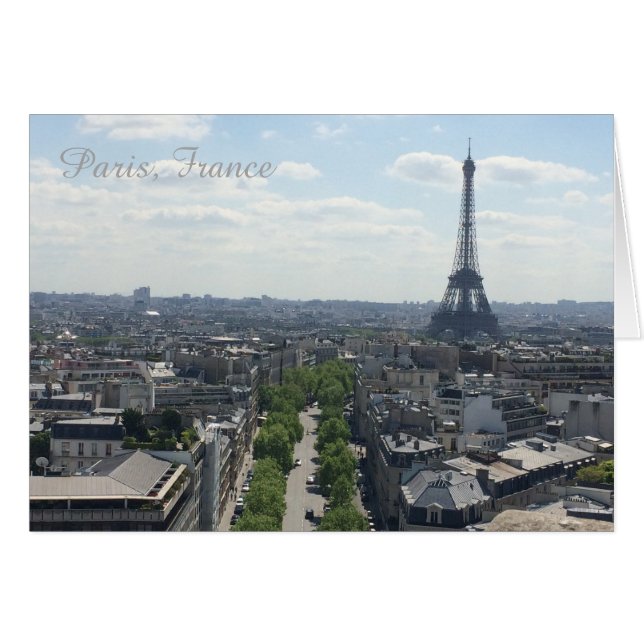 Tour Eiffel Paris France (Devant Horizontal)