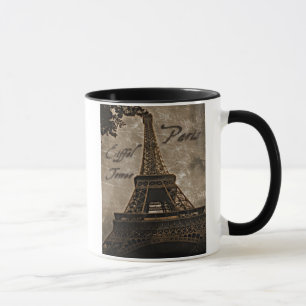 Tour Eiffel, Paris France Art Mug