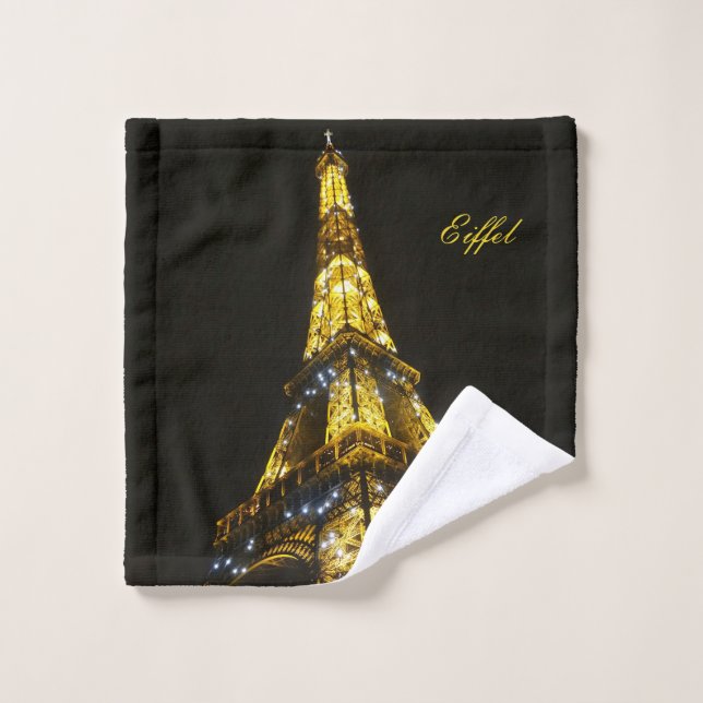 Tour Eiffel. Paris. France. tablier (Gant de toilette)