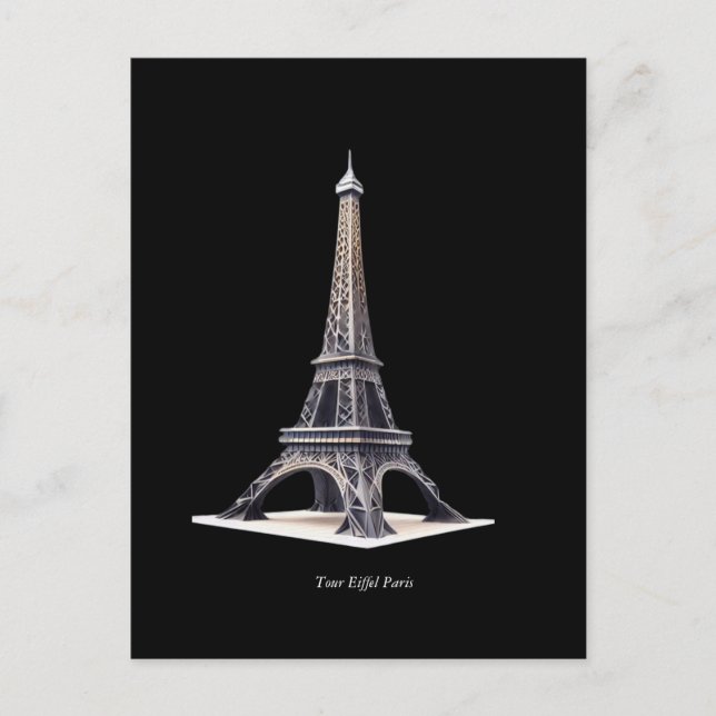 Tour Eiffel Paris Frankreich Postkarte (Vorderseite)