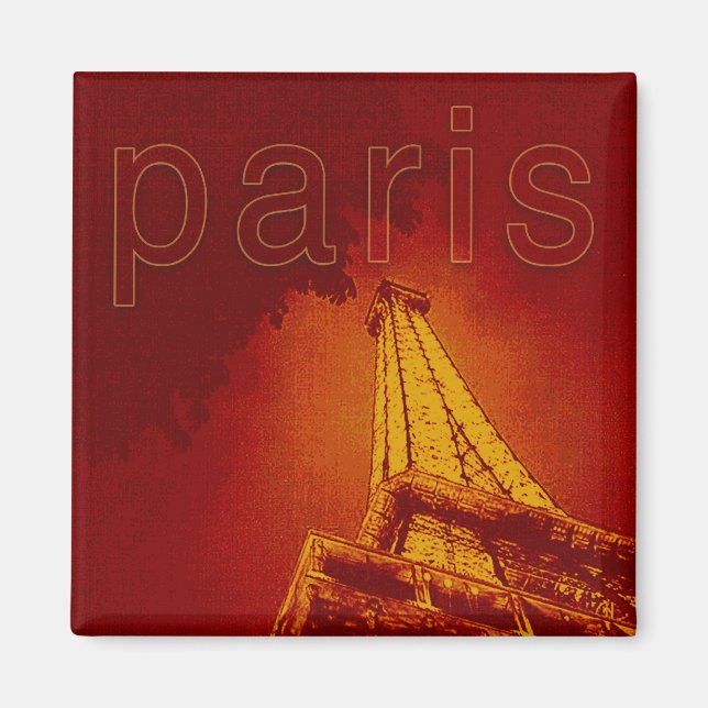 Tour Eiffel Paris Magnet (Devant)