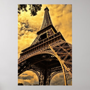 Tour Eiffel Paris Poster de France (Matte)