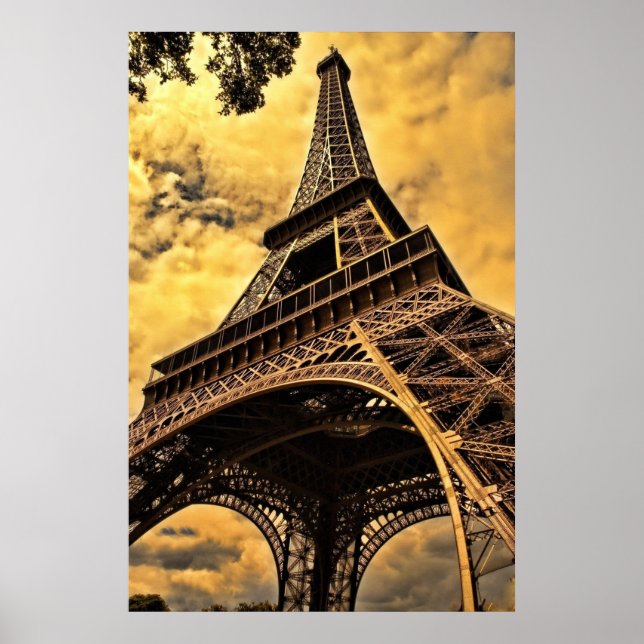 Tour Eiffel Paris Poster de France (Matte) (Devant)